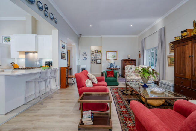 Lounge Open to Kitchen