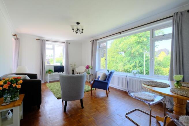 Sitting room with picture window