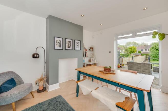 KITCHEN, DINER AND LIVING ROOM