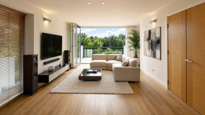 Family Area - This image has been virtually staged using AI to show potential layout and furnishings