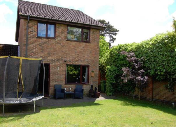 Rear of property