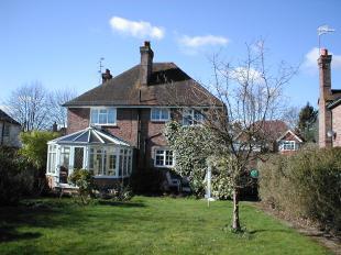 Rear of house