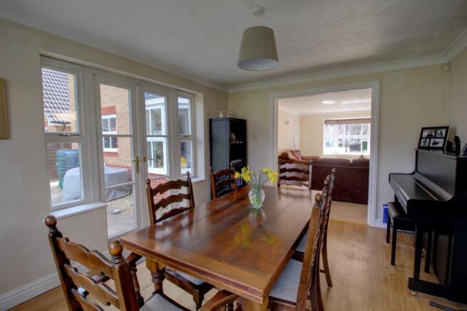 Dining Room through to the Sitting Room