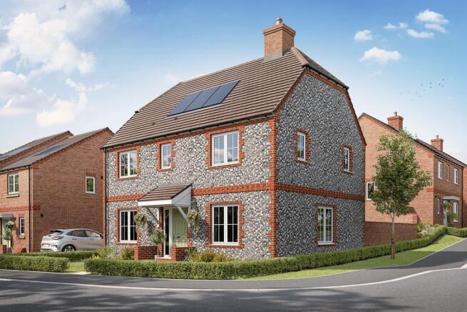 Artist's impression of a typical Tewksdale home