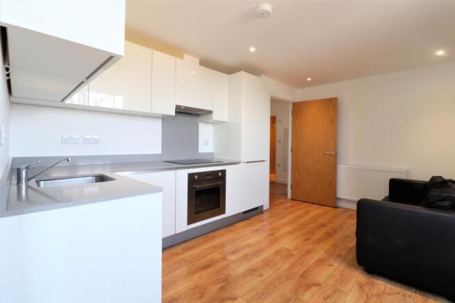 Open plan kitchen/lounge