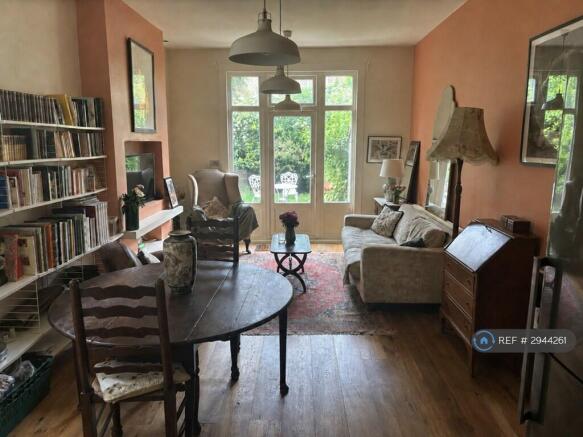 Vintage Open-Plan Living Room