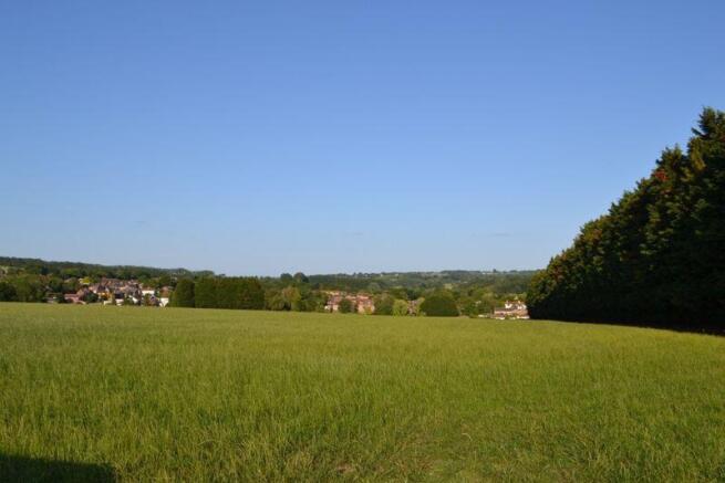 View over farmland
