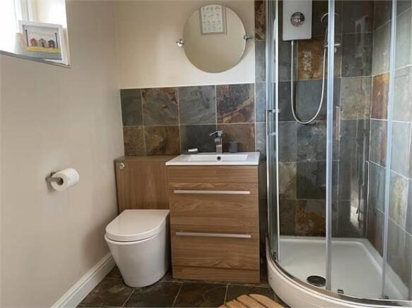 Downstairs shower room
