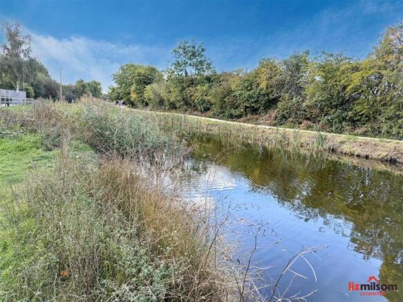 Picturesque Moira canal with walks