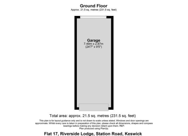 Floorplan garage
