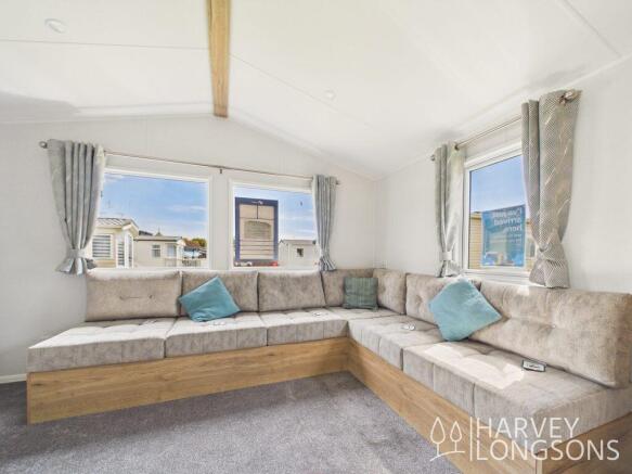 L-shaped Sofa in the Willerby Midhurst Holiday Car