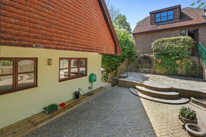 Patio and BBQ area.