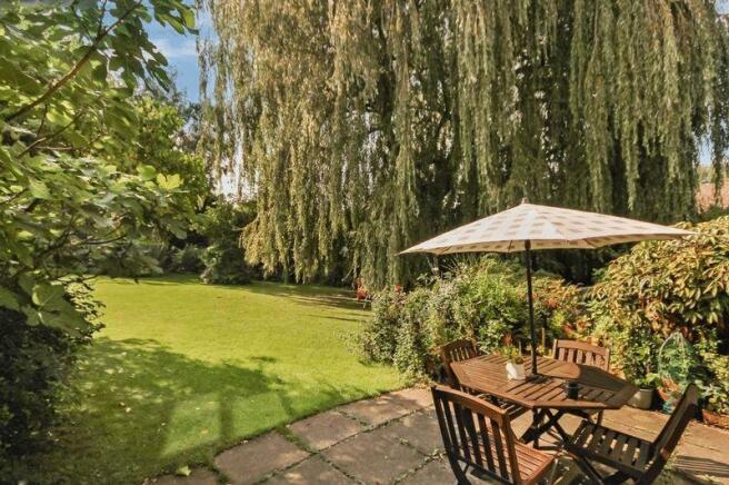 garden with patio