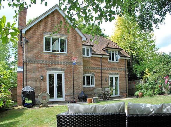 Rear of house