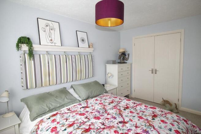 Bedroom one double wardrobes