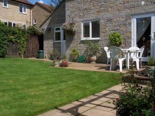 Rear patio