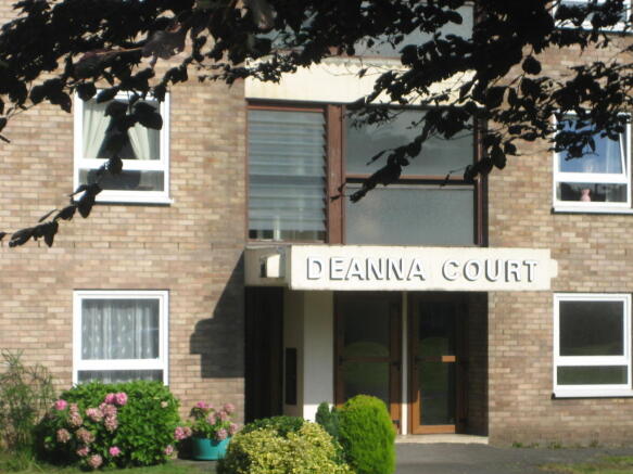 Front of flats