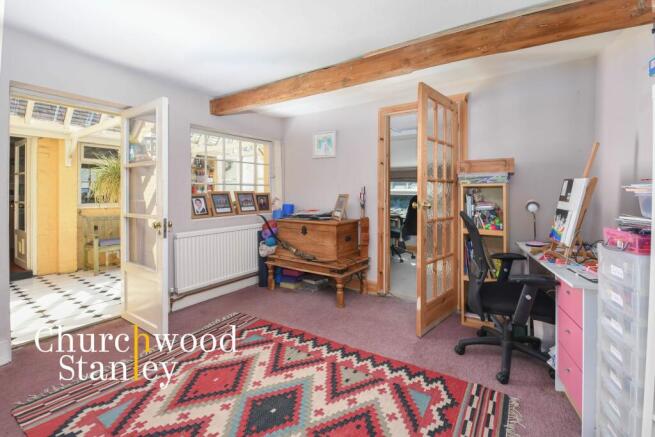 Living to conservatory + study
