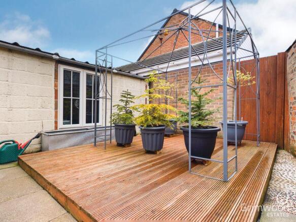 Rear garden