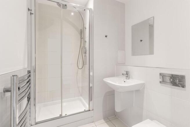 Experience tranquility in this sleek and modern bathroom design.