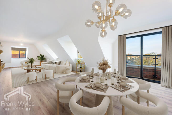 Penthouse - Dining _ Living Area