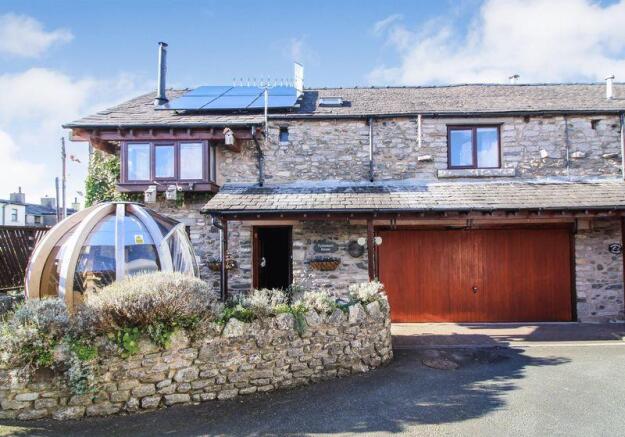 Rear of property
