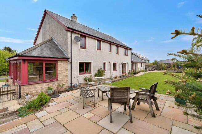 Rear Raised Patio