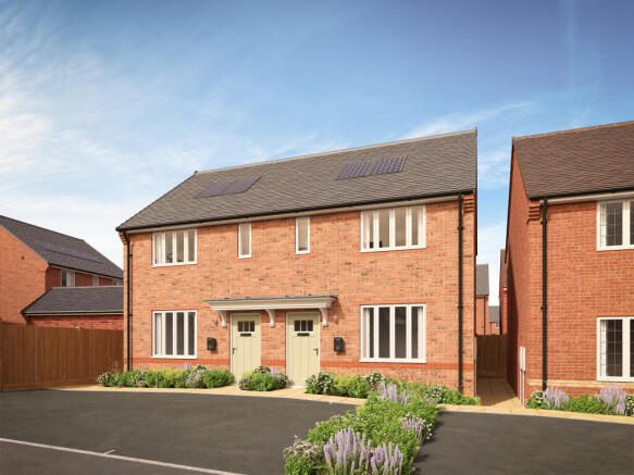 2-bed semi-detached on Tewkesbury Meadow Off Celandine Road, 
Tewkesbury, 
GL20 7FU, £275,000