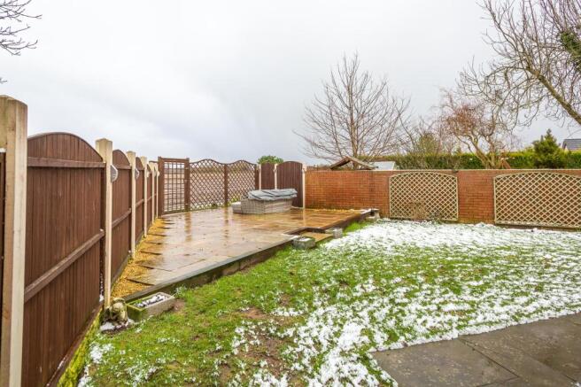 Rear Garden in Winter