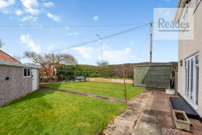 Rear garden