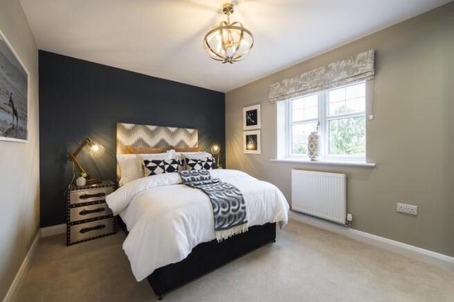 Damask bedroom