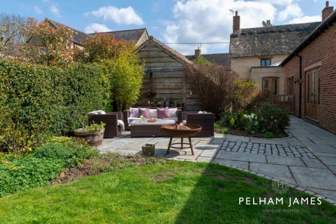 Rear Terrace, The Thatch, Harringworth