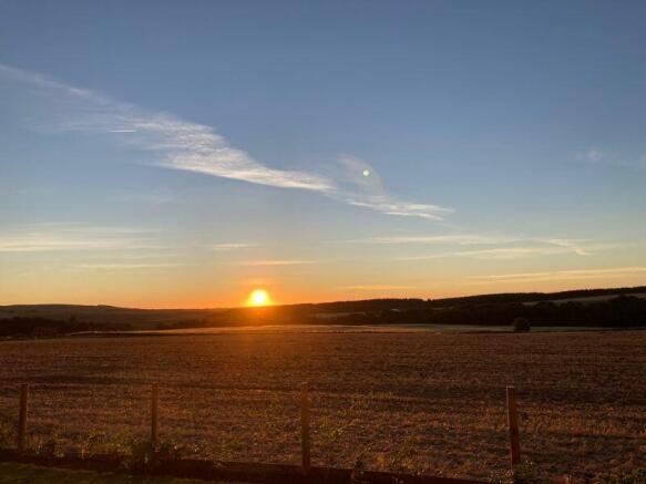 Sunset from house