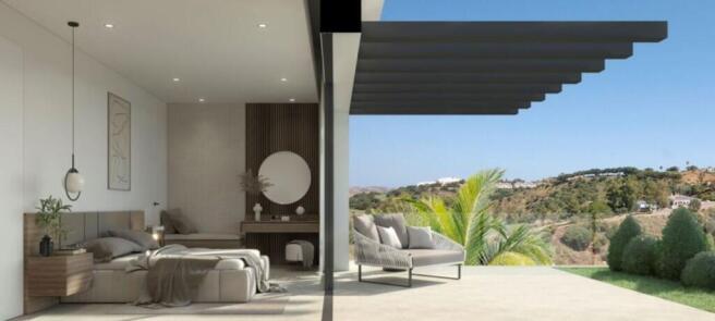 BEDROOM AND TERRACE