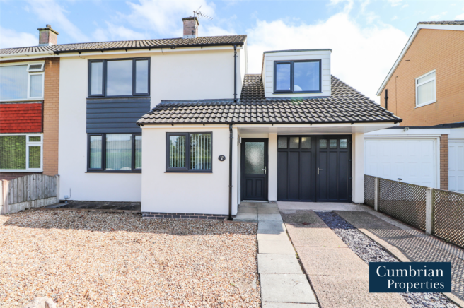 3-bed semi-detached on Langrigg Road, Morton Park, Carlisle, £250,000