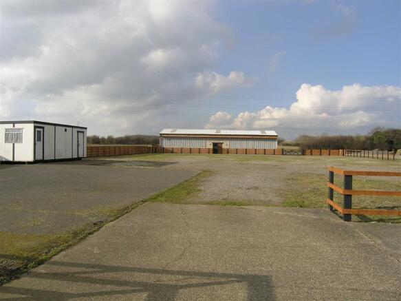 Yard and buildings