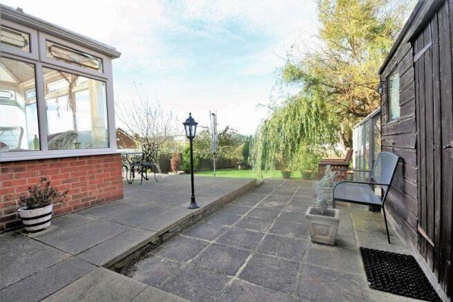 Rear Patio area