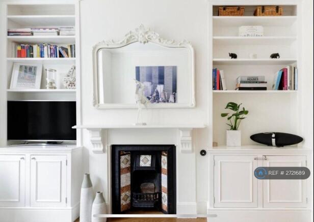 Traditional Fireplace With Alcove Storage
