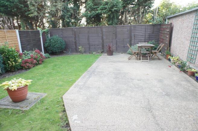 private rear garden