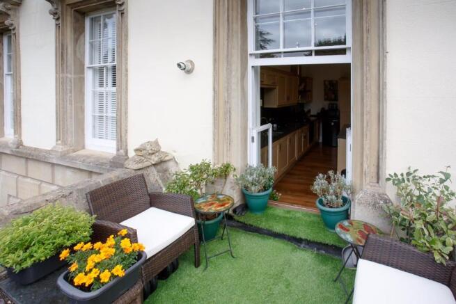 Balcony Overlooking Main Estate