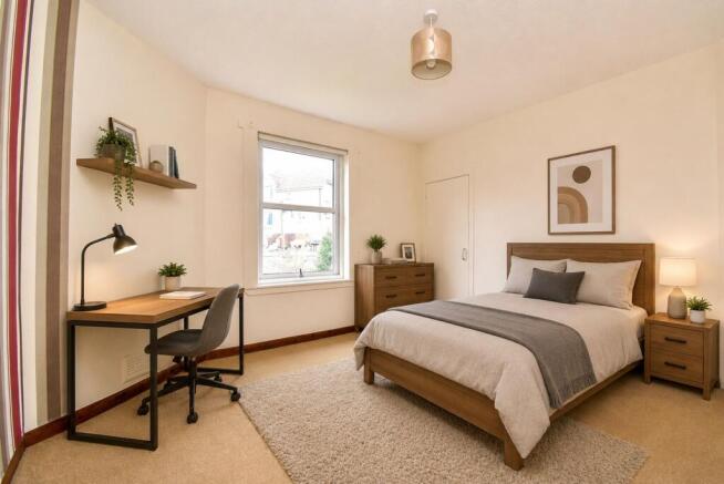 Bedroom Virtually Staged