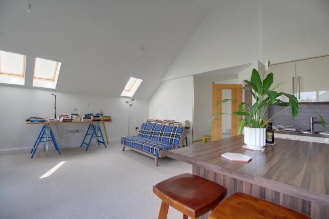 Open plan living area