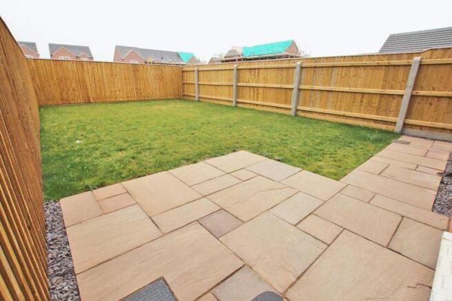 Patio and rear...