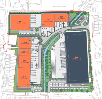 DC8 Prologis Park Luton Site Plan