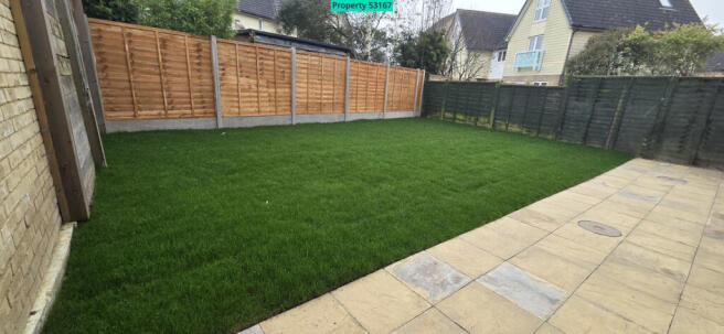 Rear garden