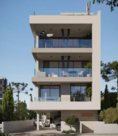 Front of Apartments