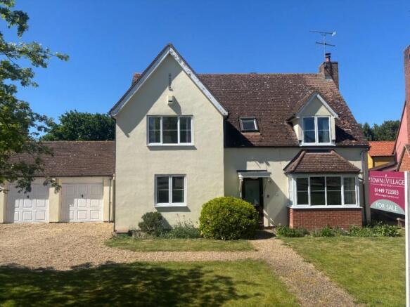 4-bed detached on Great Bricett, Ipswich, Suffolk, £475,000