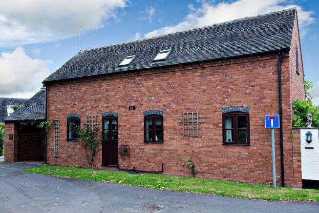 Front aspect.  Property situated on a pretty count