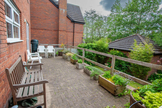 Terraced area