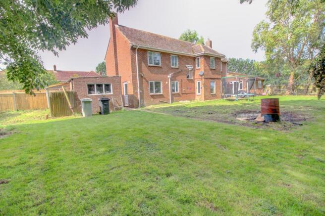 Rear view of property